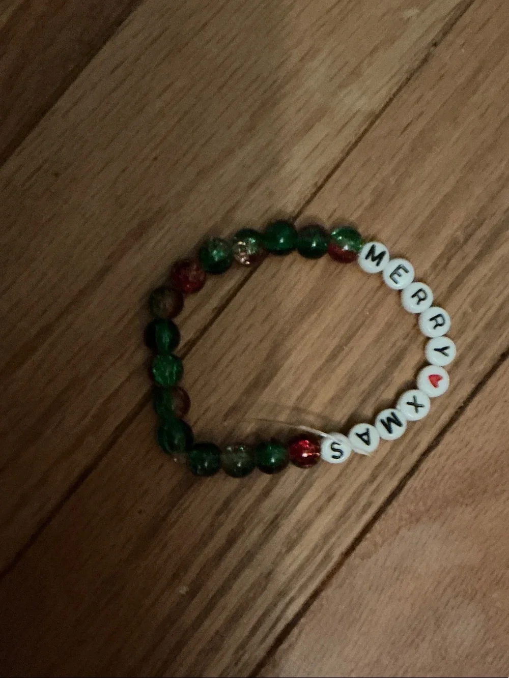 Holiday merry Xmas bracelet